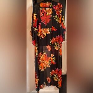 Victoria's Secret Vibrant Floral Kimono